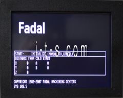 Fadal LCD Display, 12.1" CNC88(HS), BNC or VGA with Bezel & Remote